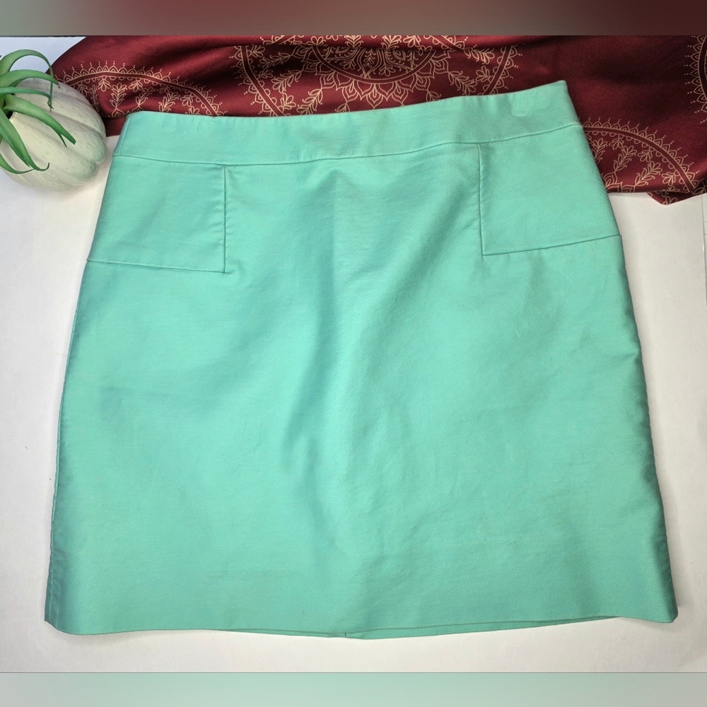 J. Crew Skirt Mint Green Size 10